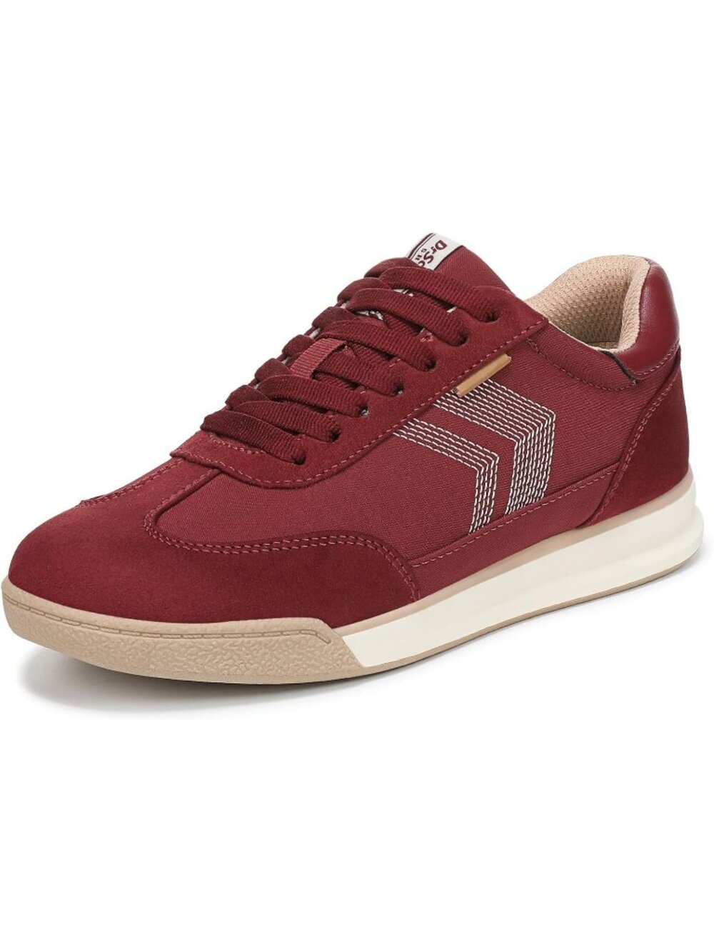 Women's Burgundy High Top Canvas Breathable Throwback Retro Casual Sneakers